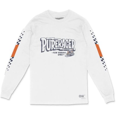 тениска,мъжки,тениски,дамски,тениски,pure,racer,road,to,success,long,sleeve,t,shirt,white,(white)