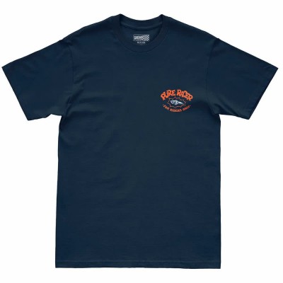 тениска,мъжки,тениски,дамски,тениски,pure,racer,skull,pipes,short,sleeve,t,shirt,blue,(blue,navy)