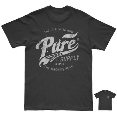 тениска,мъжки,тениски,дамски,тениски,pure,racer,the,machine,roar,short,sleeve,t,shirt,black,(black)