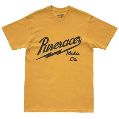 тениска,мъжки,тениски,дамски,тениски,pure,racer,thunder,basic,short,sleeve,t,shirt,yellow,(yellow)