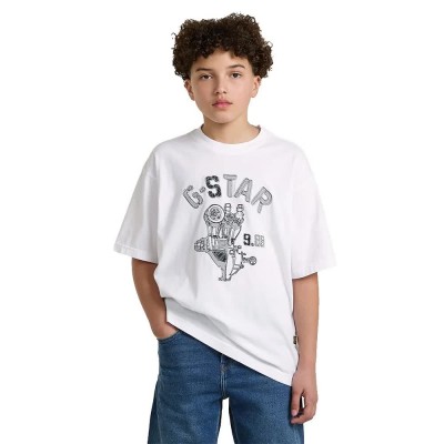тениска,мъжки,тениски,дамски,тениски,g,star,d29769,01,oversized,short,sleeve,t,shirt,white,(white)