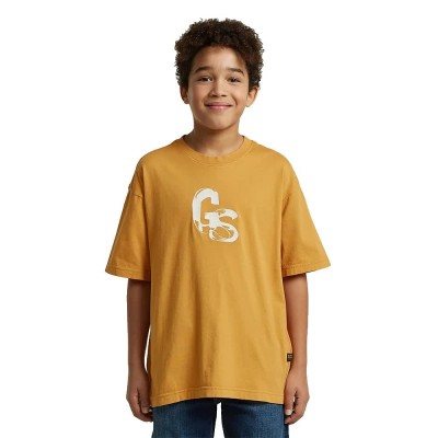 тениска,мъжки,тениски,дамски,тениски,g,star,d29777,01,oversized,short,sleeve,t,shirt,yellow,(saffron)