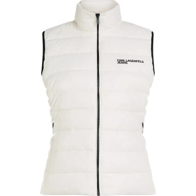 елек,дамски,жилетки,karl,lagerfeld,jeans,b3w15043,vest,white,(egret)