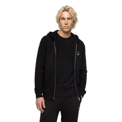 блуза,мъжки,пуловери,karl,lagerfeld,jeans,b4m20024,full,zip,sweatshirt,black,(black)