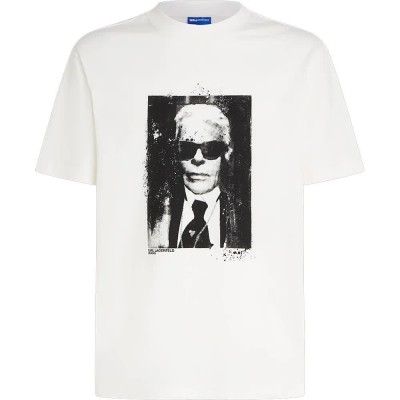 тениска,мъжки,тениски,дамски,тениски,karl,lagerfeld,jeans,kameo,short,sleeve,t,shirt,white,(egret)