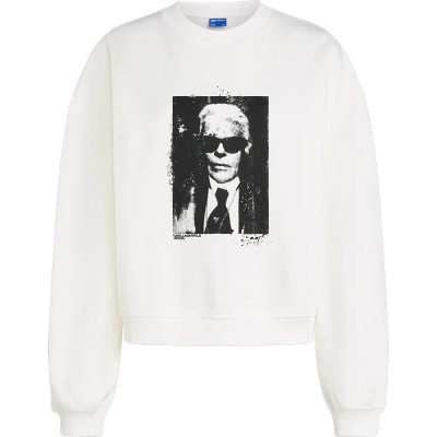 блуза,дамски,блузи,karl,lagerfeld,jeans,kameo,sweatshirt,white,(egret)