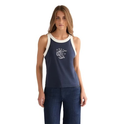 тениска,мъжки,тениски,дамски,тениски,wrangler,ringer,sleeveless,t,shirt,blue,(navy)