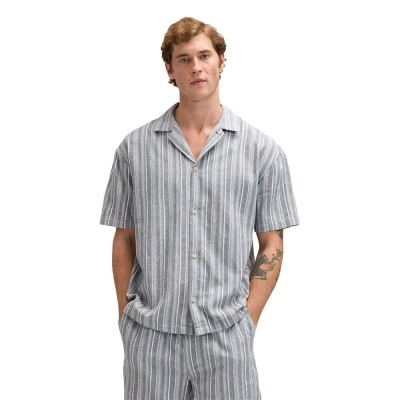 риза,с,къс,ръкав,дамски,ризи,мъжки,ризи,lee,clean,resort,short,sleeve,shirt,grey,(mood,indigo,natural,str)