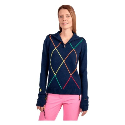 блуза,мъжки,пуловери,дамски,пуловери,rossignol,jcc,half,zip,sweater,blue,(cosmic,blue)