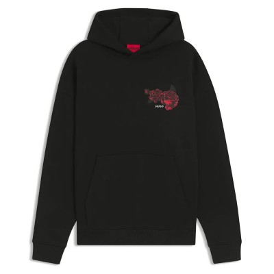 суичър,мъжки,пуловери,hugo,daget,10271445,hoodie,black,(black)