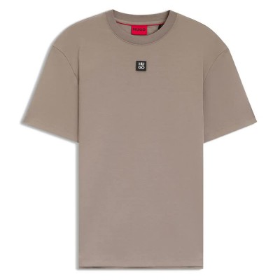 тениска,мъжки,тениски,дамски,тениски,hugo,dalile,10231453,short,sleeve,t,shirt,brown,(light,pastel,brown)