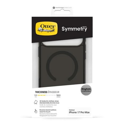 други,аксесоари,otterbox,symmetry,magsafe,iphone,17,pro,max,phone,case,black,(clear,black)