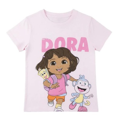 тениска,мъжки,тениски,дамски,тениски,cerdá,dora,la,exploradora,short,sleeve,t,shirt,pink,(light,pink)