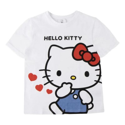 тениска,мъжки,тениски,дамски,тениски,cerdá,hello,kitty,short,sleeve,t,shirt,white,(white)