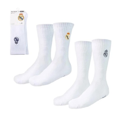 чорапи,мъжки,чорапи,дамски,чорапи,real,madrid,real,madrid,socks,2,pairs,white,(white,1)