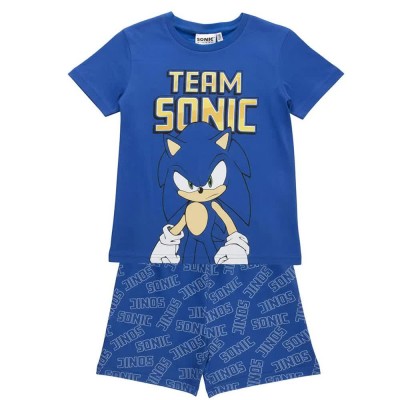 пижама,детски,пижами,sonic,sonic,short,sleeve,pyjama,blue,(blue)