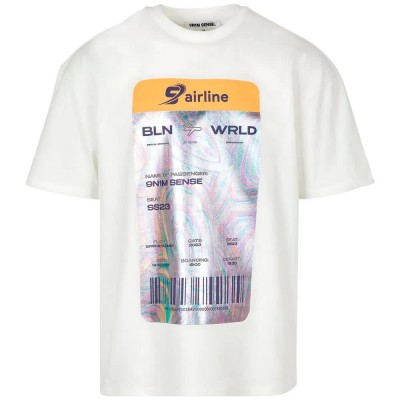 тениска,мъжки,тениски,дамски,тениски,9n1m,sense,airline,short,sleeve,t,shirt,white,(off,white)