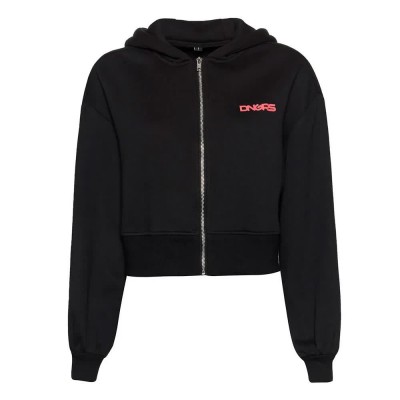 блуза,дамски,блузи,dangerous,dngrs,dlzh023t,full,zip,sweatshirt,black,(black)