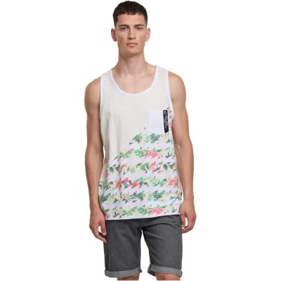 тениска,мъжки,тениски,дамски,тениски,just,rhyse,floral,sleeveless,t,shirt,white,(off,white,multicolor)