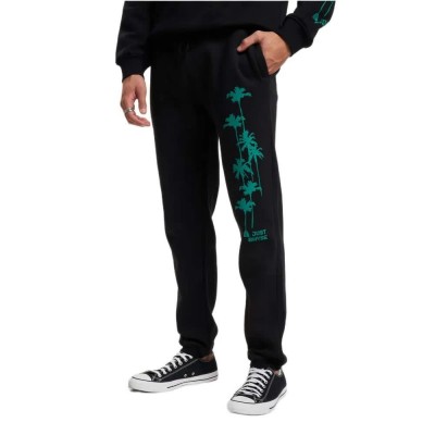 анцуг,мъжки,панталони,дамски,панталони,just,rhyse,night,in,paradise,joggers,black,(black,green)