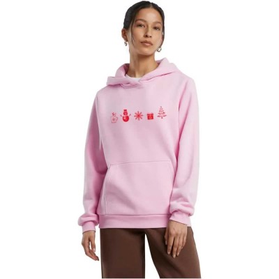 суичър,дамски,блузи,merchcode,christmas,elements,fluffy,hoodie,pink,(soft,pink)