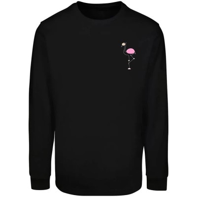 тениска,мъжки,тениски,дамски,тениски,merchcode,flamingo,long,sleeve,t,shirt,black,(black)