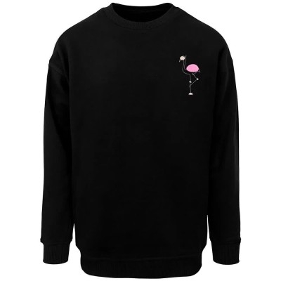 блуза,мъжки,пуловери,merchcode,flamingo,sweat,sweatshirt,black,(black)
