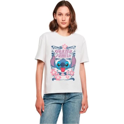 тениска,мъжки,тениски,дамски,тениски,merchcode,lilo,&,stitch,ohana,means,fami,short,sleeve,t,shirt,white,(white)