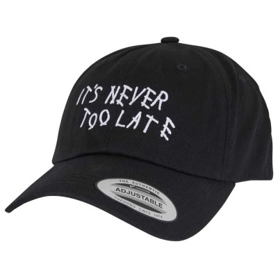 тениска,всички,шапки,mister,tee,never,too,late,cap,black,(black)