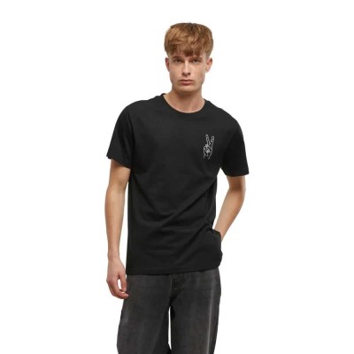 тениска,мъжки,тениски,дамски,тениски,mister,tee,peace,sign,short,sleeve,t,shirt,black,(black)