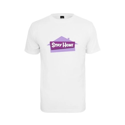 футболна,фланелка,мъжки,тениски,дамски,тениски,mister,tee,stay,home,short,sleeve,t,shirt,white,(white)