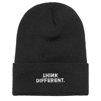 тениска,всички,шапки,mister,tee,think,different,beanie,black,(black)