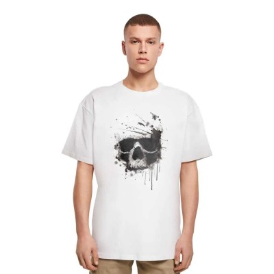 тениска,мъжки,тениски,дамски,тениски,mister,tee,waterpaint,skull,t,shirt,white,(white)