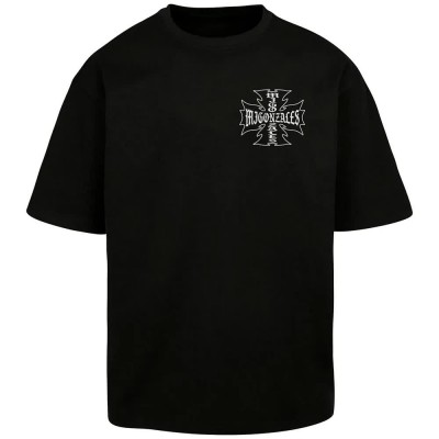 тениска,мъжки,тениски,дамски,тениски,mj,gonzales,iron,cross,short,sleeve,t,shirt,black,(black)