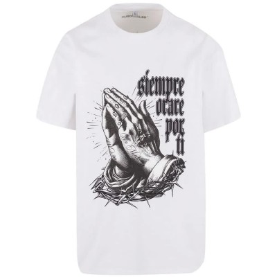 тениска,мъжки,тениски,дамски,тениски,mj,gonzales,pray,for,you,short,sleeve,t,shirt,white,(white)