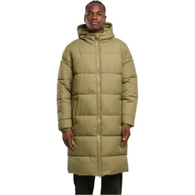 палто,мъжки,якета,urban,classics,long,puffer,coat,green,(magnet)