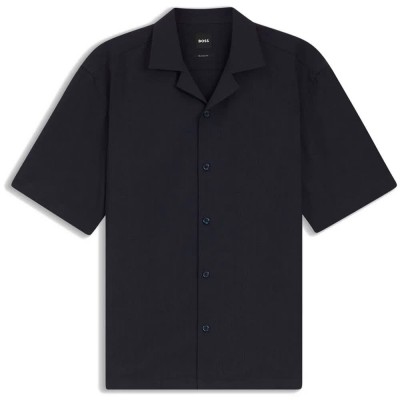 риза,с,къс,ръкав,дамски,ризи,мъжки,ризи,boss,camp,262,10278951,short,sleeve,shirt,black,(dark,blue)