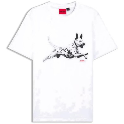 тениска,мъжки,тениски,дамски,тениски,hugo,dirunn,10258299,short,sleeve,t,shirt,white,(natural)