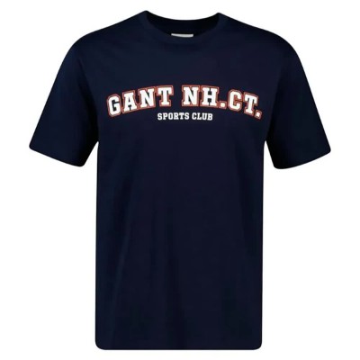 тениска,мъжки,тениски,дамски,тениски,gant,2003345,graphic,short,sleeve,t,shirt,blue,(evening,blue)