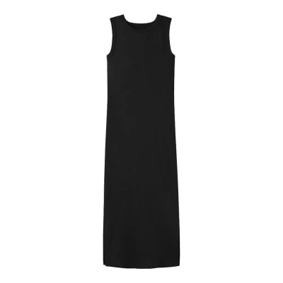 рокля,дамски,поли,и,рокли,name,it,nakal,sleeveless,long,dress,black,(black)
