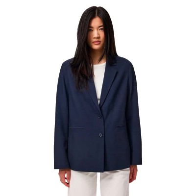 сако,дамски,сака,pieces,bosella,loose,fit,blazer,blue,(night,sky)