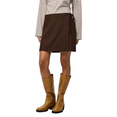 пола,дамски,поли,и,рокли,pieces,bosella,wrap,short,skirt,brown,(hot,fudge)