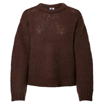 блуза,мъжки,пуловери,дамски,пуловери,pieces,dorthea,sweater,brown,(hot,fudge,melange)