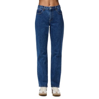 дънки,мъжки,панталони,дамски,панталони,pieces,kylie,straight,fit,jeans,blue,(medium,blue,denim)