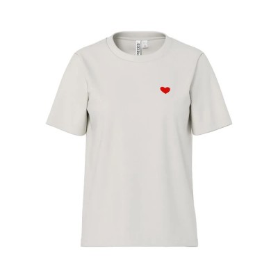 тениска,мъжки,тениски,дамски,тениски,pieces,mila,heart,short,sleeve,t,shirt,white,(cloud,dancer,emb,red,heart)