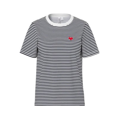 тениска,мъжки,тениски,дамски,тениски,pieces,mila,heart,short,sleeve,t,shirt,blue,(cloud,dancer,sky,captain,stripes,red,heart)