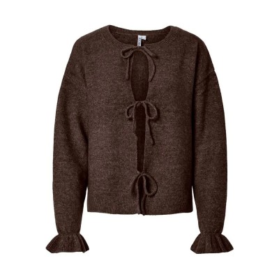 жилетка,мъжки,пуловери,дамски,пуловери,pieces,sally,reverisble,cardigan,brown,(hot,fudge,melange)