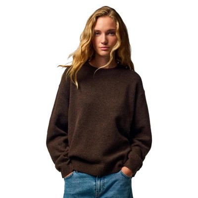 блуза,мъжки,пуловери,дамски,пуловери,pieces,sally,sweater,brown,(hot,fudge,melange)