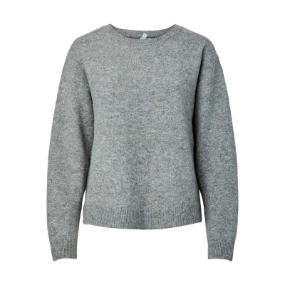 блуза,мъжки,пуловери,дамски,пуловери,pieces,sally,sweater,grey,(medium,grey,melange)