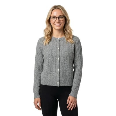 жилетка,мъжки,пуловери,дамски,пуловери,pieces,silly,cardigan,grey,(medium,grey,melange)